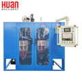 5 liter 5L three layers hdpe bottle drum jerrycan extrusion blow molding machine dedlashing with cutter